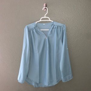 Long sleeve blouse